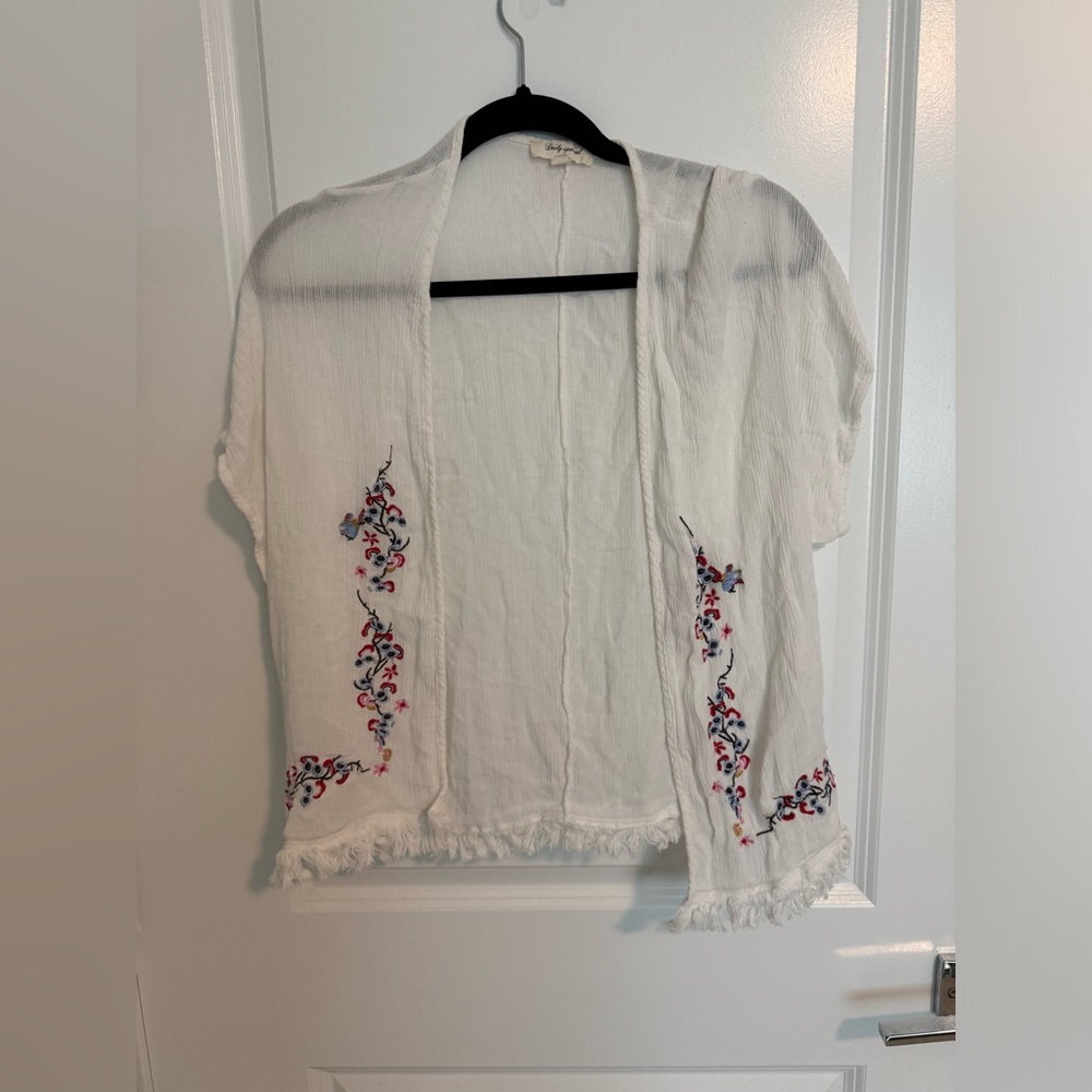 COVERUP SHIRT WITH FLORAL PRINT